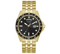 GUESS Dress Watch GW0220G4, Goldfarben/Schwarz, Einheitsgröße, Armband