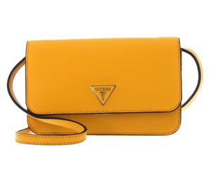GUESS ECO Alexie SLG Phone Crossbody Mustard