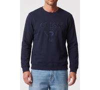 GUESS Eco Beau Cn Sweatshirt Smart Blue Größe: XXL | Pullover Outlet | Herren | Blau