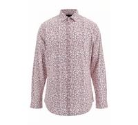 GUESS Eco Benny New Collar Pau Pink Micro Flowers Größe: 38 | Casual hemden Outlet | Herren | Rosa
