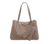 GUESS Eco Brenton Girlfriend Satchel Latte Logo