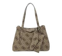 GUESS Eco Brenton Girlfriend Satchel Latte Logo
