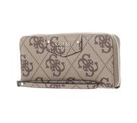 GUESS Eco Brenton SLG Large Zip Around Latte Logo