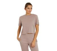 GUESS Eco Britney Crop Tee für Damen, Posh Taupe, Groß