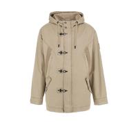 GUESS Eco Coated Hooded Jacket Impact Grey Größe: L | Militärjacken Outlet | Herren | Grau