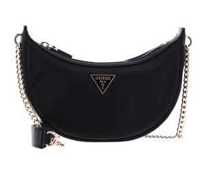 GUESS Eco Craig Mini Crossbody Saddle Bag Black