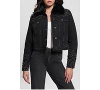 GUESS Eco Doria Shearling Jacket Craters Stones Größe: XL | Jeansjacken Outlet | Damen