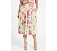 GUESS Eco Elodie Midi Flare Sk Painted Daisies Prin Größe: L | Midiröcke Outlet | Damen