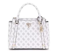 GUESS Eco Erica 2 Compartment Satchel White Logo