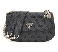 Guess Umhängetasche Erica – Eco, wandelbare Crossbody mit Klappe und Logo, Coal