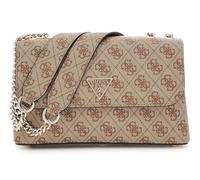Guess Schultertasche Erica Eco Convertible Xbody 24 cm – Latte Logo