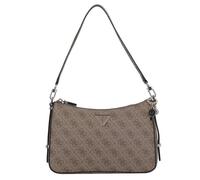 GUESS Eco Erica Top Zip Shoulder Bag Latte Logo