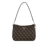 GUESS Eco Erica Top Zip Shoulder Bag Coal Logo