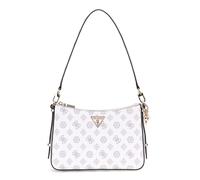 GUESS Eco Erica Top Zip Shoulder Bag White Logo