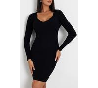 GUESS Eco Es Isabella Ls Dress Jet Black A996 Größe: L | Minikleider Outlet | Damen | Schwarz