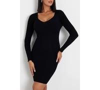 GUESS Eco Es Isabella Ls Dress Jet Black A996 Größe: M | Minikleider Outlet | Damen | Schwarz