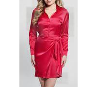 GUESS Eco Es Ls Alya Dress Karma Pink Größe: S | Blusenkleider Outlet | Damen | Rosa