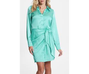 GUESS Eco Es Ls Alya Dress New Pool Blue Größe: M | Blusenkleider Outlet | Damen | Blau