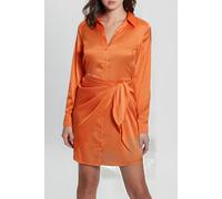 GUESS Eco Es Ls Alya Dress Orange Slushie Größe: L | Blusenkleider Outlet | Damen | Orange