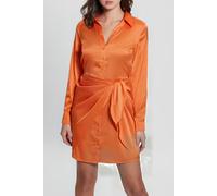 GUESS Eco Es Ls Alya Dress Orange Slushie Größe: M | Blusenkleider Outlet | Damen | Orange