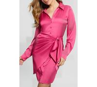 GUESS Eco Es Ls Alya Dress Pink Punch Größe: XS | Blusenkleider Outlet | Damen | Rosa