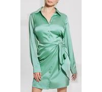 GUESS Eco Es Ls Alya Dress Vital Green Größe: L | Blusenkleider Outlet | Damen | Grün