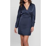 GUESS Eco Es Ls Tanya Dress Magician Blue Größe: L | Minikleider Outlet | Damen | Blau
