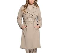 GUESS Damen Eco Jenny Trenchcoat aus Kunstleder, Safari Tan Multi, XL