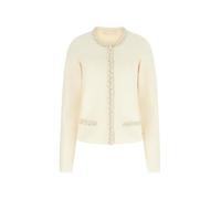 Guess Eco-Langarm-Pullover für Damen, Raina-Cardi-Pullover, Cremeweiß, Mittel