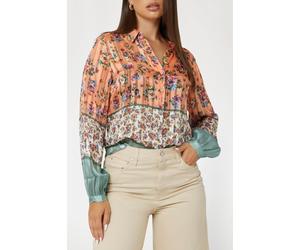 GUESS Eco Ls Danielle Shirt Little Flora Garden Größe: S | Blusen Outlet | Damen