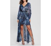 GUESS Eco Ls Farrah Dress Etched Tropical Prin Größe: XS | Maxikleider Outlet | Damen