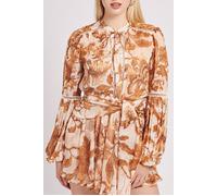 GUESS Eco Ls Josette Top Porcelain Floral Pri Größe: S | Blusen Outlet | Damen