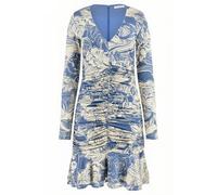GUESS Eco Ls Lillian Dress Rose River Print Blu Größe: L | Minikleider Outlet | Damen | Rosa