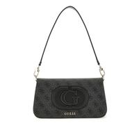 GUESS Eco Mietta Flap Shoulder Bag Coal Logo/Black