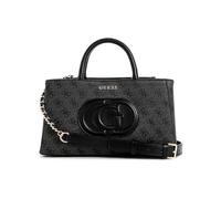 Guess Kurzgriff Tasche Eco Mietta Small Society Satchel coal logo/black