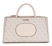 GUESS Eco Mietta Small Society Satchel Dove Logo / Stone