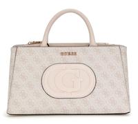 Guess Kurzgriff Tasche Eco Mietta Small Society Satchel dove logo/stone