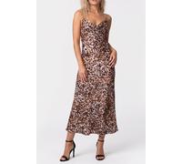 GUESS Eco New Akilina Dress Cheetah Skin Print Größe: M | Midikleider Outlet | Damen