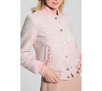 GUESS Eco New Gloria Tweed Bom Low Key Pink Multi Größe: S | Leichte Jacken Outlet | Damen | Rosa