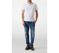 GUESS Eco Nolan Ss Polo Pure White Größe: S | Casual hemden Outlet | Herren | Weiß