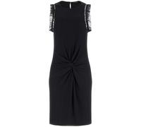 GUESS Eco Olga Frill Dress Jet Black A996 Größe: L | Minikleider Outlet | Damen | Schwarz