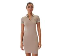 Guess Eco Pepi Damen-Kleid, nahtlos, 4 g, 4 g Jacquard, glänzend, Taupe, Mittel
