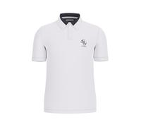 GUESS Eco Poloshirt für Herren, kurzärmelig, Reines Weiß, X-Large