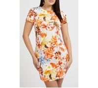 GUESS Eco Rida Dress Sunset Garden Größe: XS | Minikleider Outlet | Damen | Gelb