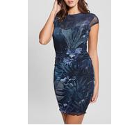 GUESS Eco Ss Aida Dress Etched Tropical Prin Größe: S | Minikleider Outlet | Damen