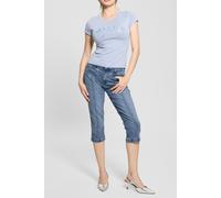 GUESS Eco Ss Atelier R5 Tee Nimbus Blue Größe: XS | Hemden Outlet | Damen | Blau