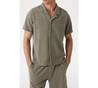 GUESS Eco Ss Baron Textured Kn Sage Plant Größe: S | Casual hemden Outlet | Herren | Grün