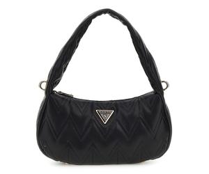 GUESS Eda Top Zip Shoulder Bag Black