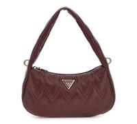 GUESS Eda Top Zip Shoulder Bag Burgundy