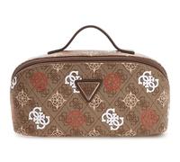 GUESS Eliette Logo Cosmetic Travel Bag L Latte Logo / Ginger